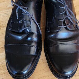 Rockport Hydro-Shield Mens Waterproof Black Dress Shoes With Walkability Sz 10.5